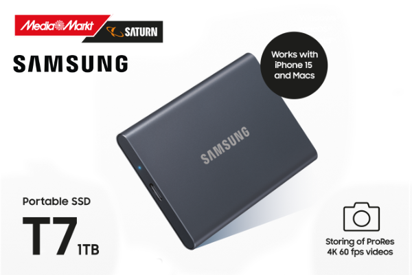 Image: Samsung Portable SSD T7 im Angebot