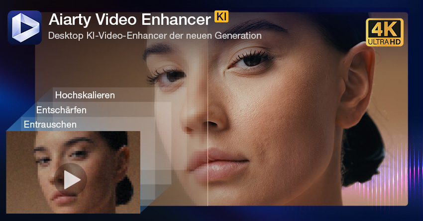 Image: Adieu, Pixelbrei, hallo KI: Aiarty Video Enhancer optimiert Videos am Mac