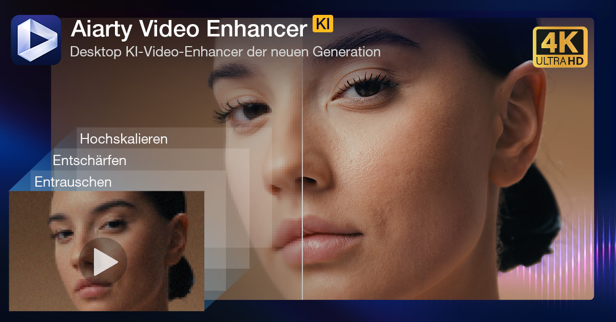 Image: Alte Videos neu entdecken: Aiarty Video Enhancer skaliert Filme mit KI auf 
